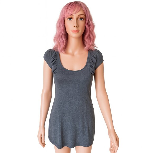 Forever 21 Tops - Forever 21 Ruffle Sleeve Scoop Neck Top – Size M